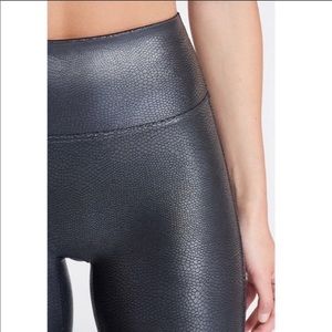 Spanx Faux Leather Croc Leggings